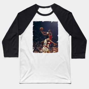 Michael Jordan vs Washington Bullets, 1985 Baseball T-Shirt